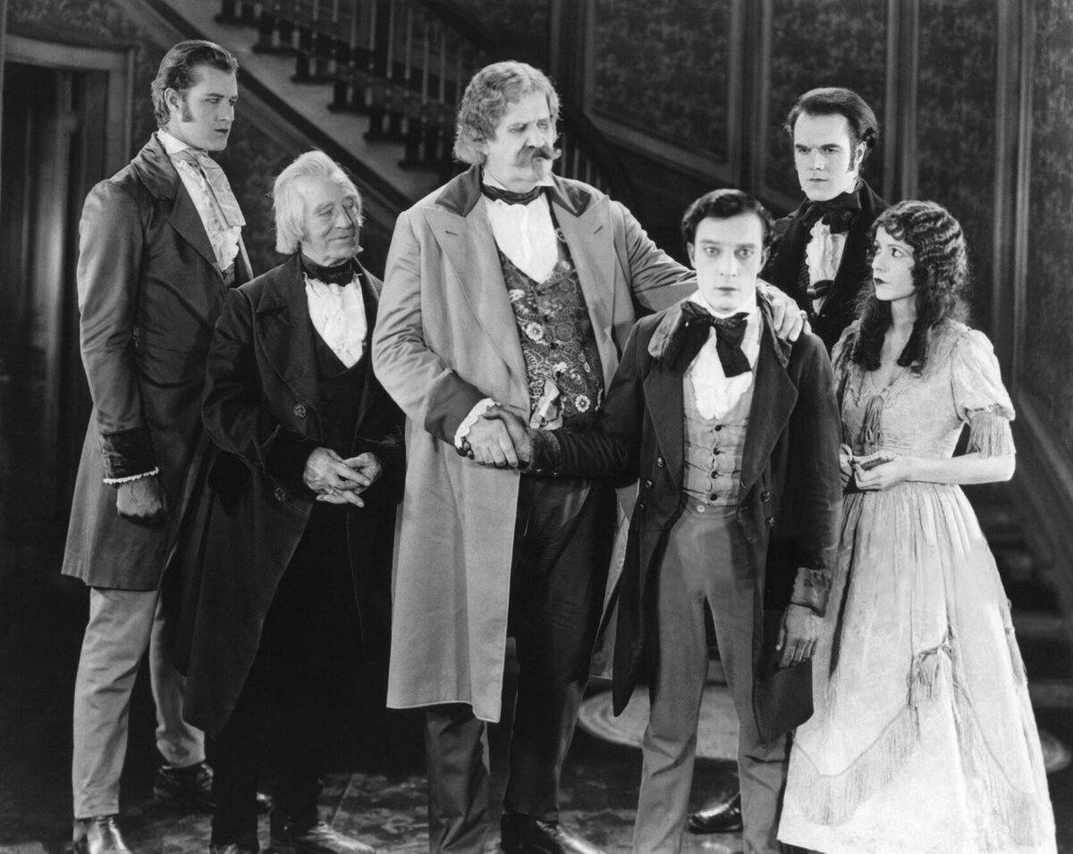 Кадр из фильма "Наше гостеприимство" (1923)