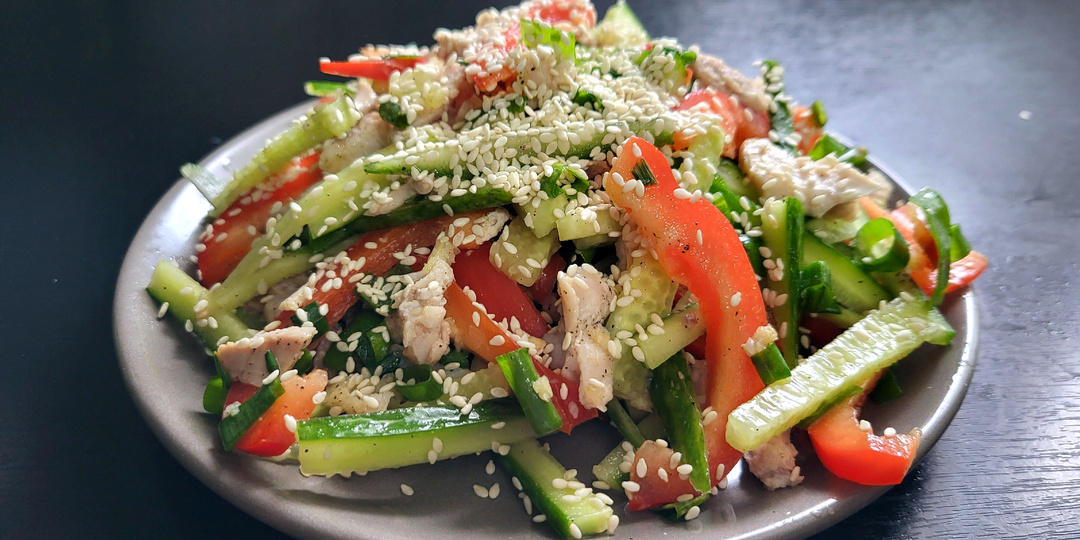 Салат для ПОХУДЕНИЯ (всего 143 кКал)