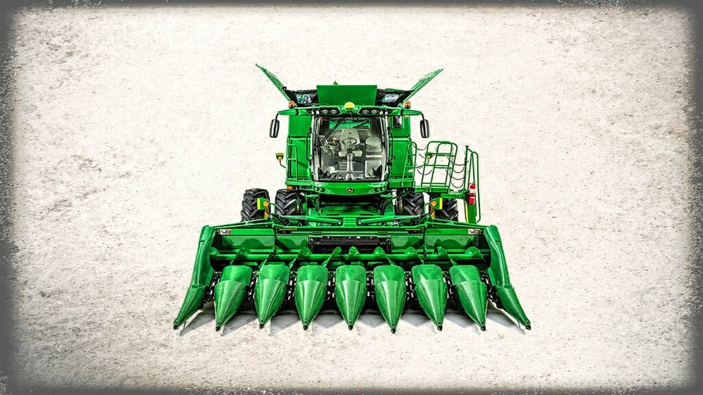 John Deere S-Series Combine вид спереди 