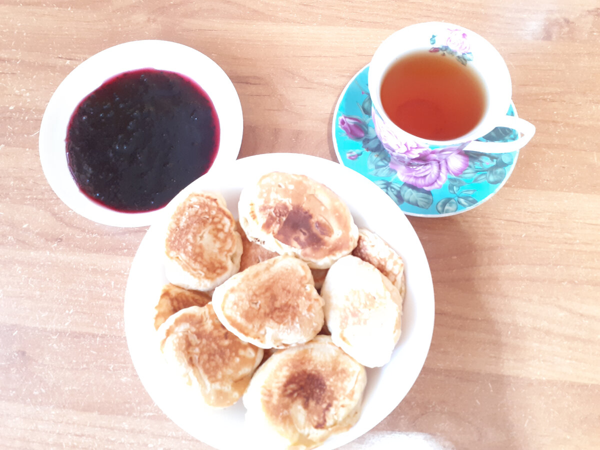 Оладушки на сметане