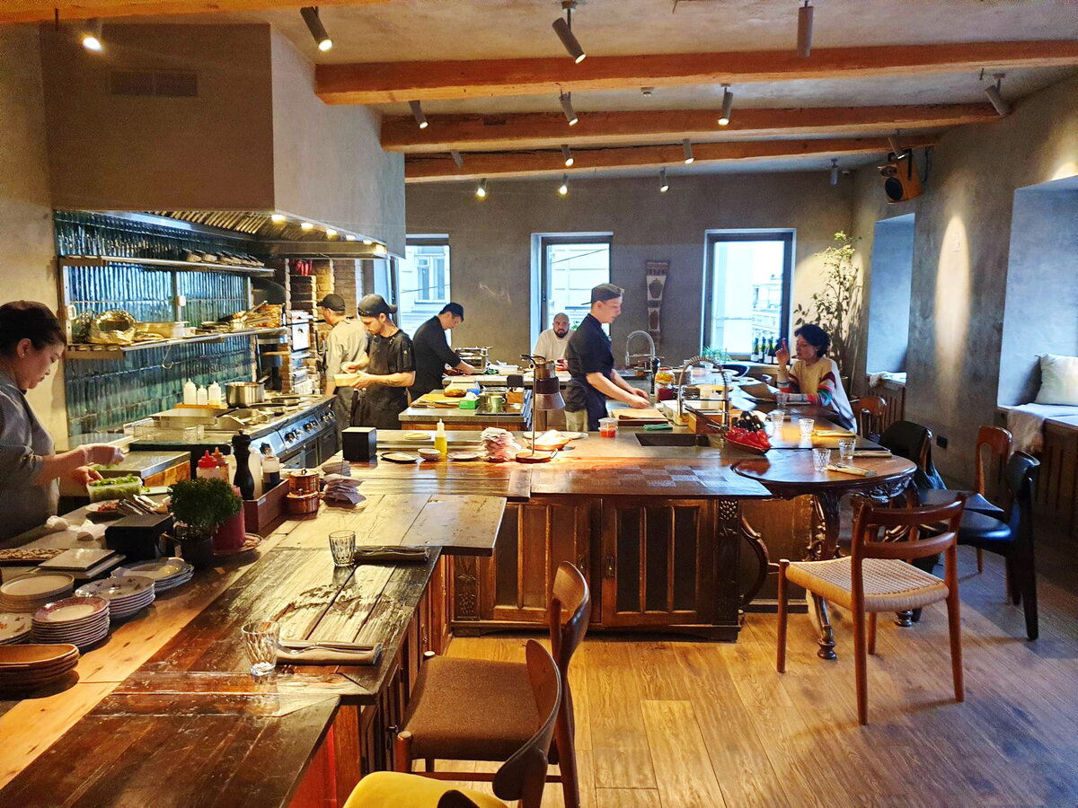 Открытая кухня