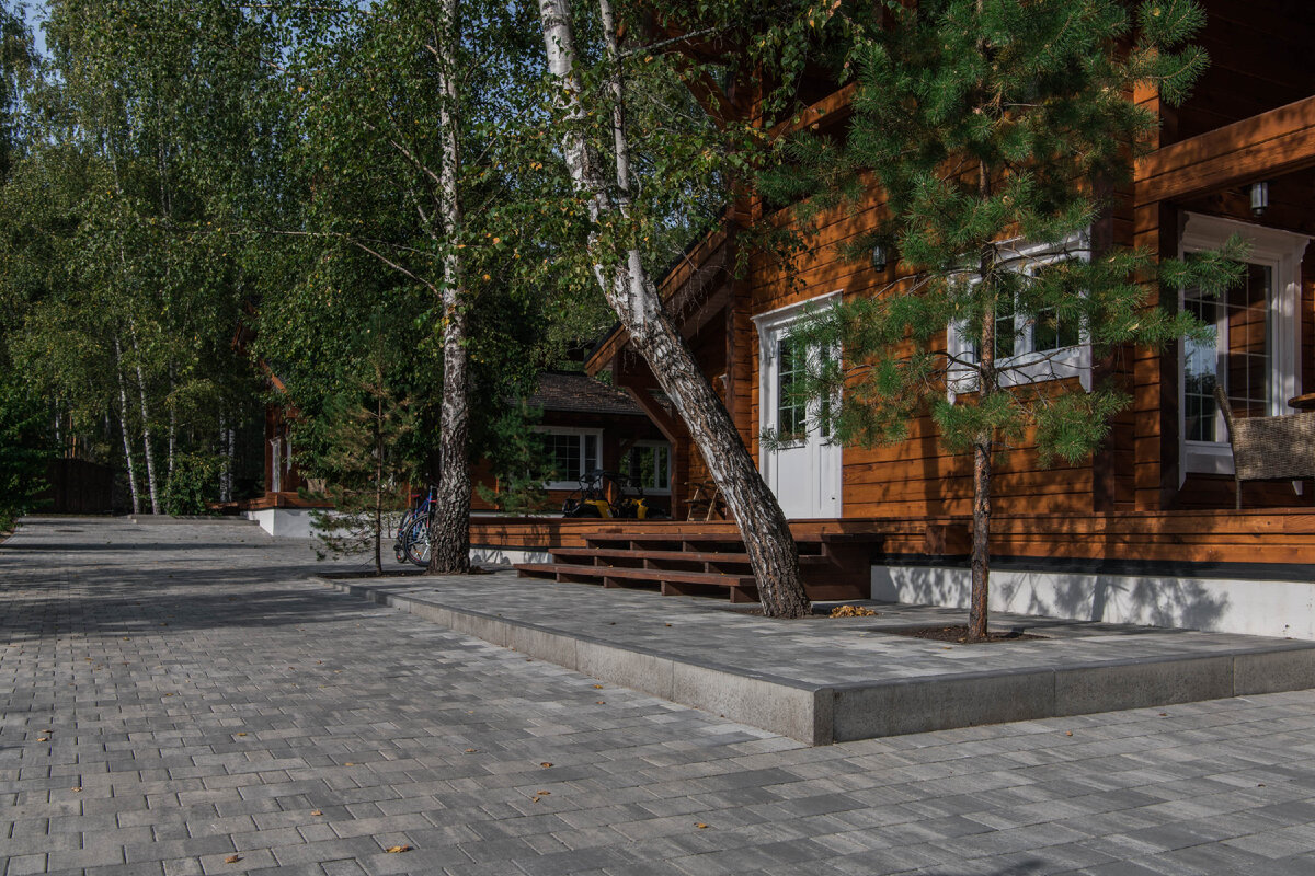 Тротуарная плитка BRAER Старый город "Ландхаус", Color Mix Туман