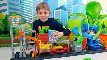 ХОТ ВИЛС МАШИНКИ и СУПЕР АВТОМОЙКИ Hot Wheels Car Wash