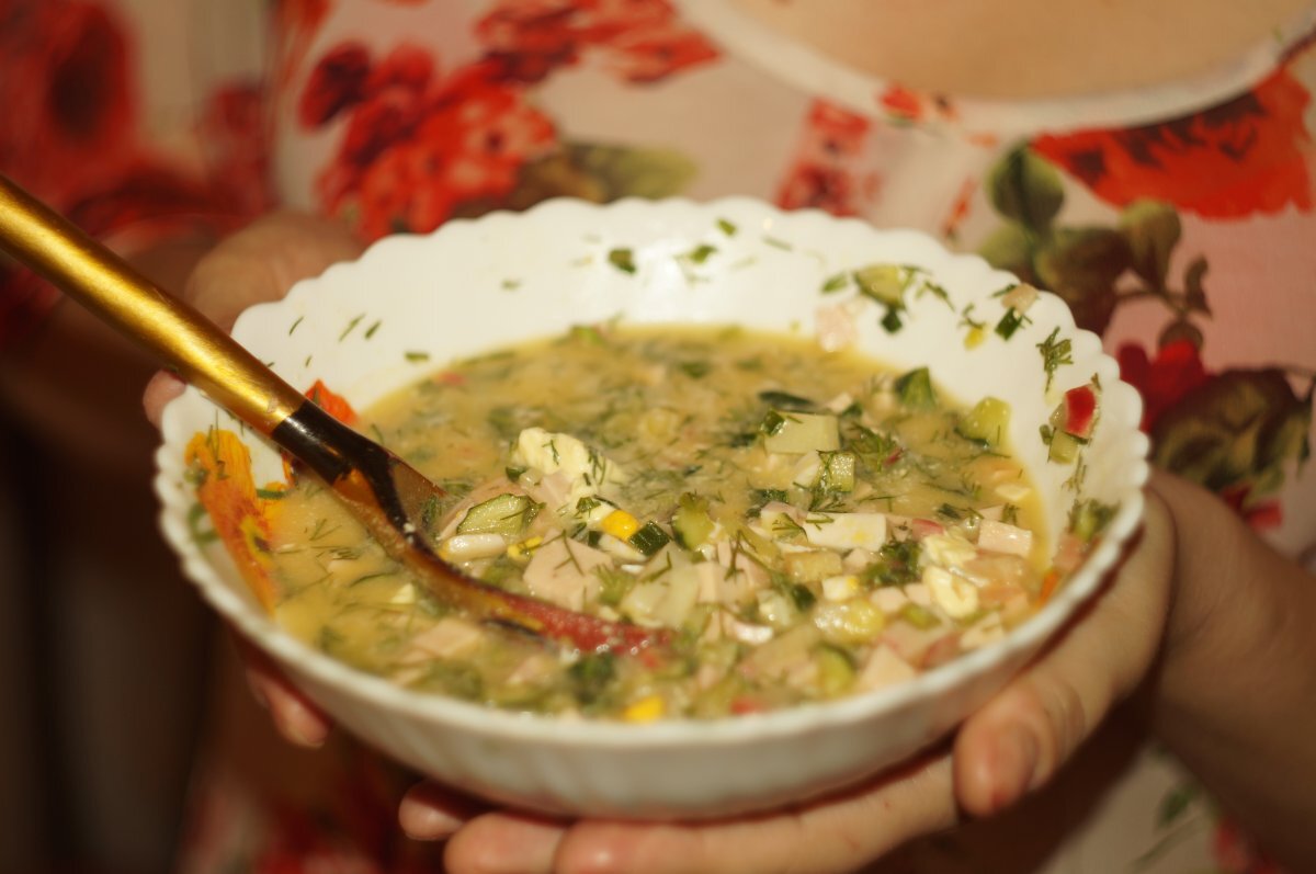    Томичи поделились рецептом вкусной окрошки