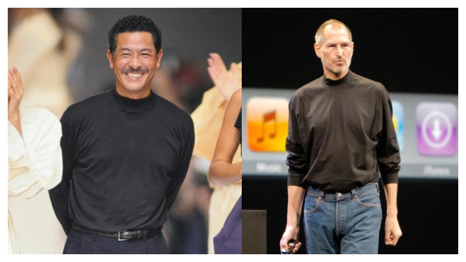Иссей Мияки и Стив Джобс в водолазке от Мияки