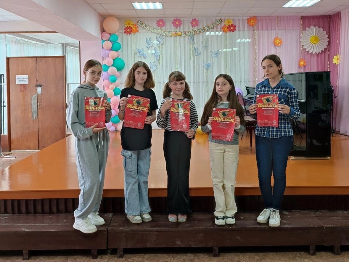 Бойко Виктория, Павлюк Василиса, Борисова Елизавета, Садыкова Рената, Иванова Алёна 