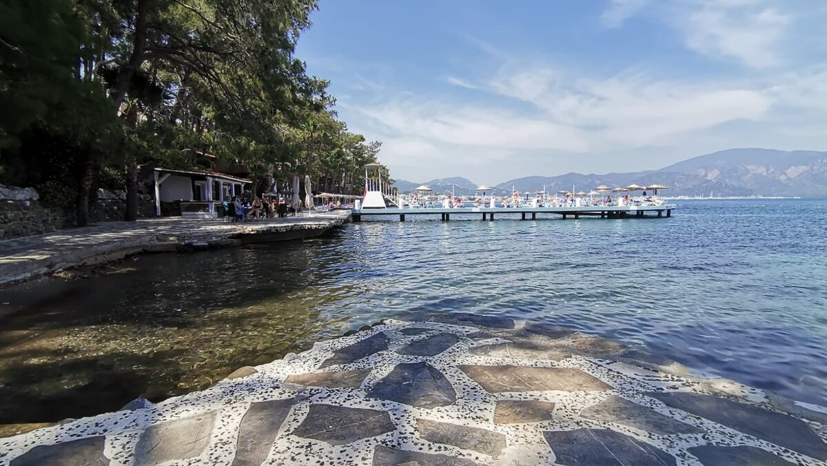Оформление пляжа в отеле Labranda Mares Marmaris