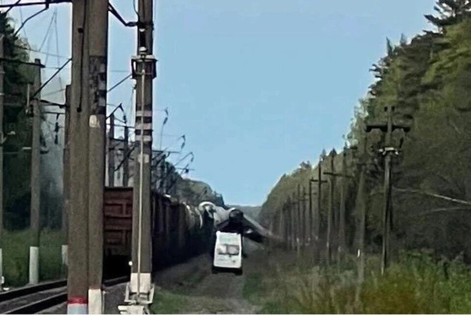 Поезд скрылся после дтп