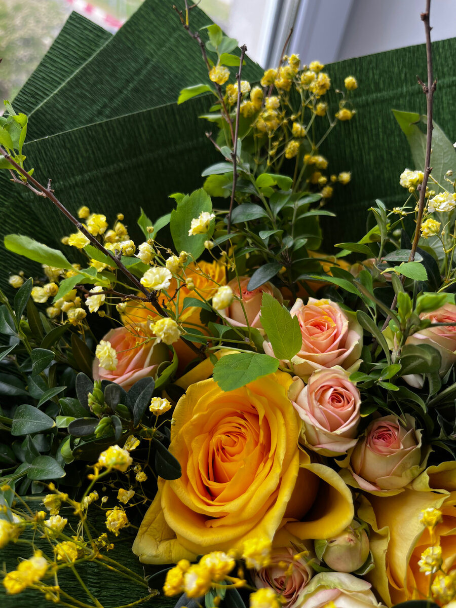 Такой букет можно заказать в СПб. М.Приморская