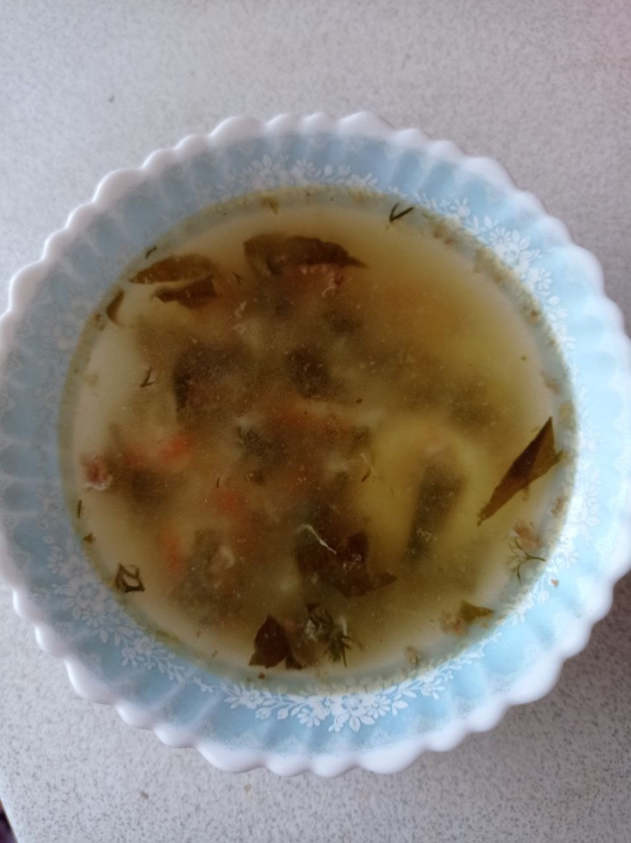 щавелевый суп