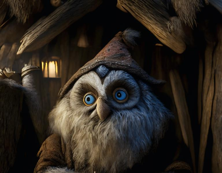 Когда Куйгорож слушает, что надо принести. Изображение принадлежит каналу "Мир фэнтези" и его автору.