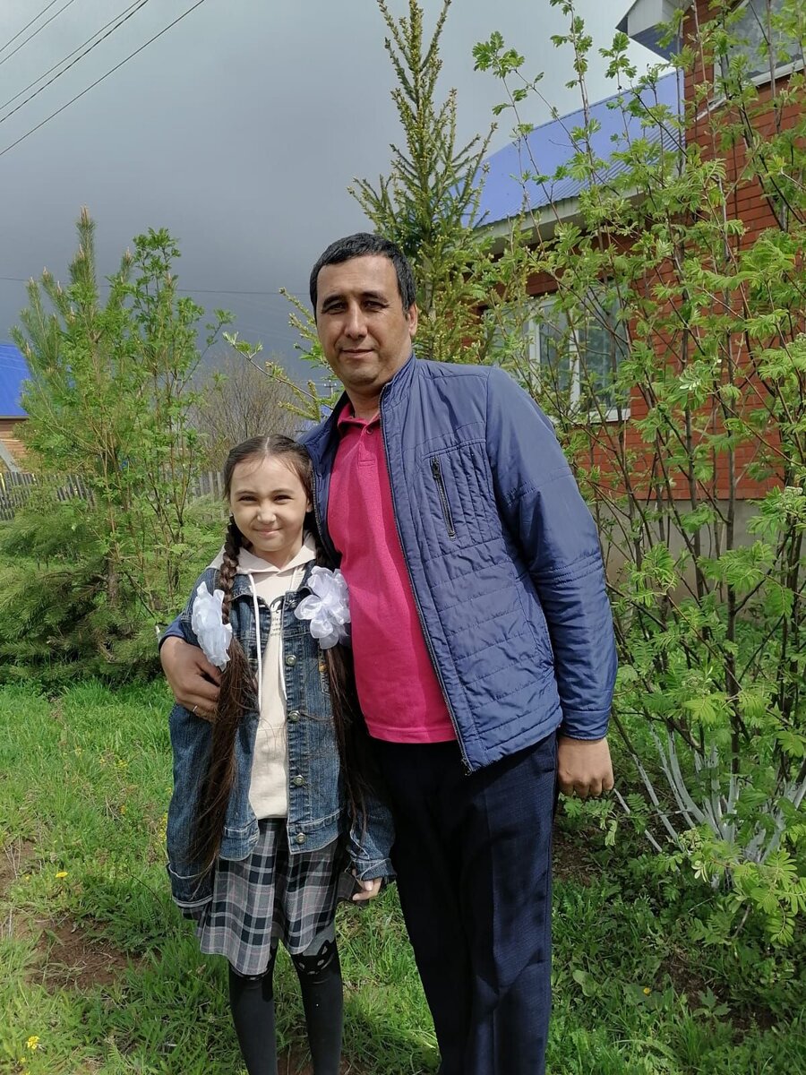 Ринат с дочерью
