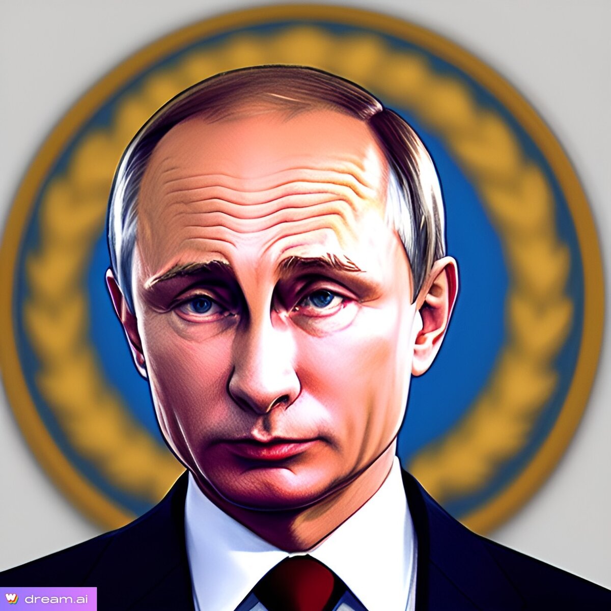 В. В. Путин, нарисовал ИИ