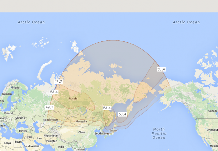 Карта покрытия спутникового телевидения - riosalon.ru