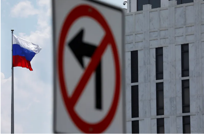 The Russian Embassy in Washington, D.C., July 2018 Yuri Gripas / Reuters
