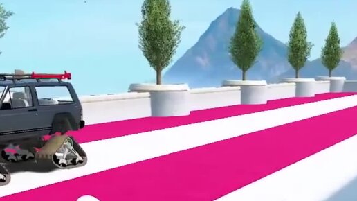 РАЙЛЮХА | ПРОЕХАЛ СЛОМАННУЮ ДОРОГУ на ДОДЖ ЧЕЛЛЕНДЖЕР в ГТА 5 | Дзен