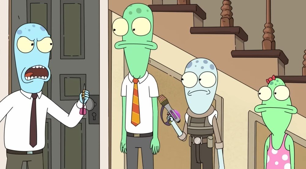     Кадр из 4 сезона мультсериала «Обратная сторона Земли» (2023)