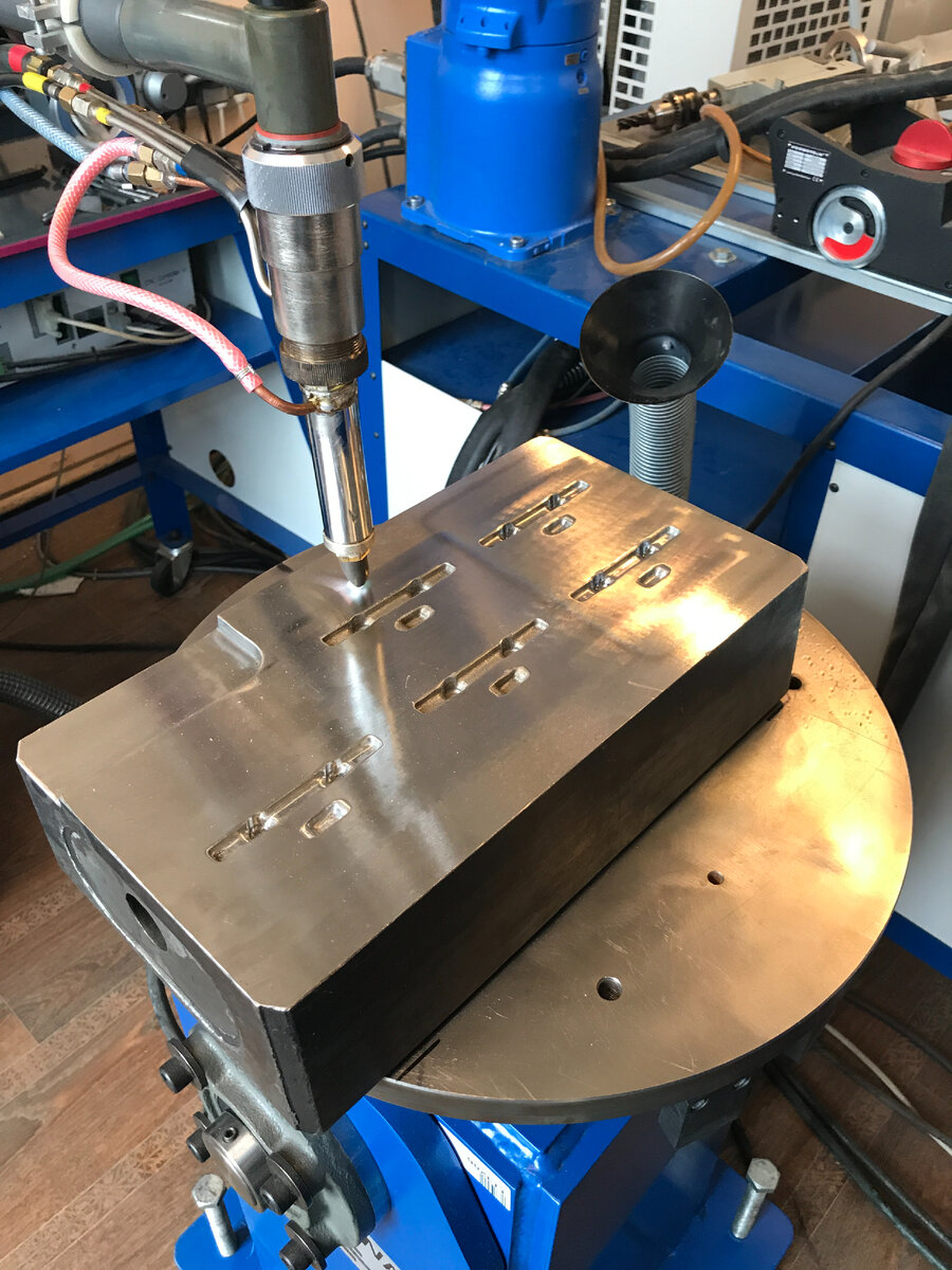 Финишное плазменное упрочнение штампа