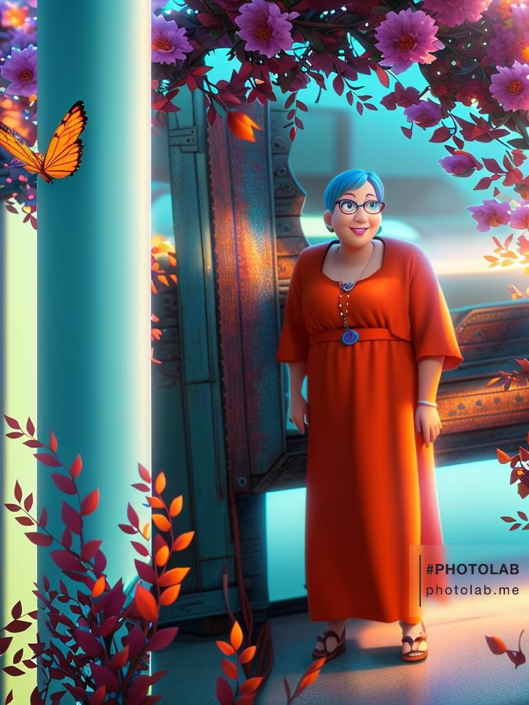 Фото моё обработано в PHOTOLAB в нейросети 