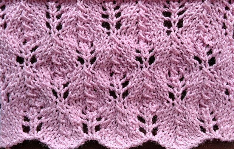 Лицевая сторона узора