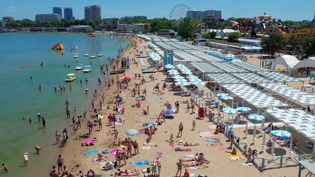 морские и солнечные ванны на побережьях Черного моря