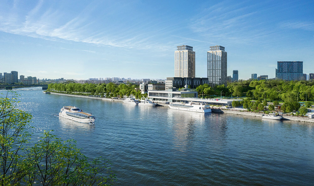 ЖК Dream Towers и набережная 