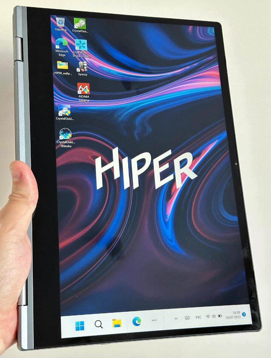 Обзор компактного ноутбука HIPER Slim: недорогой трансформер готов к путешествиям