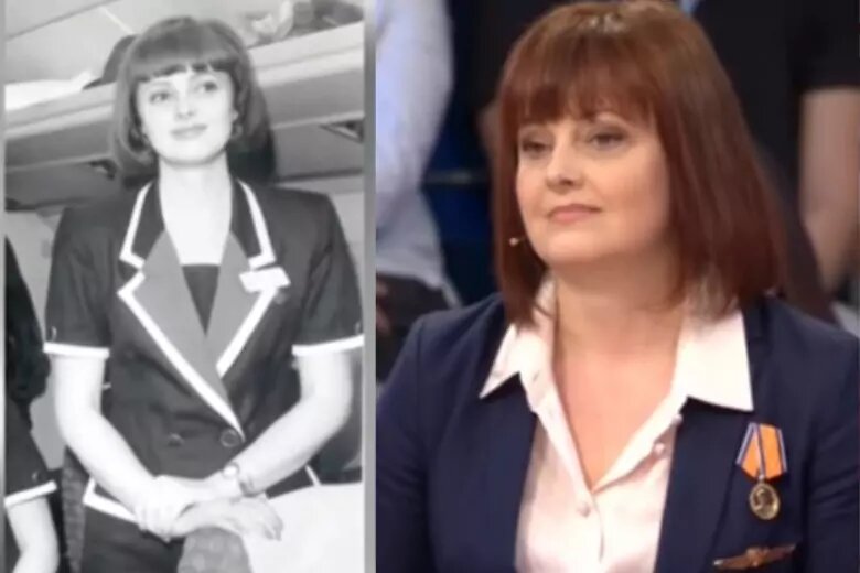     Та самая стюардесса по имени Жанна в 90-е и сейчас.