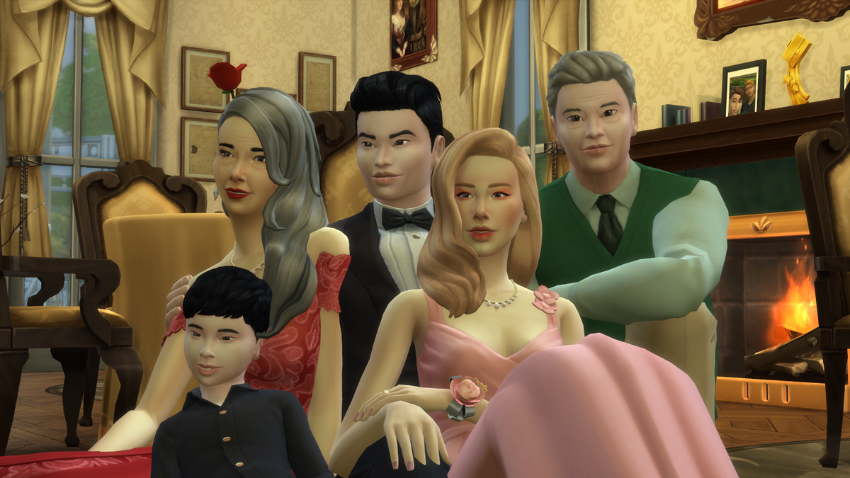 Семейное фото Учиха, аристократы-бизнесмены