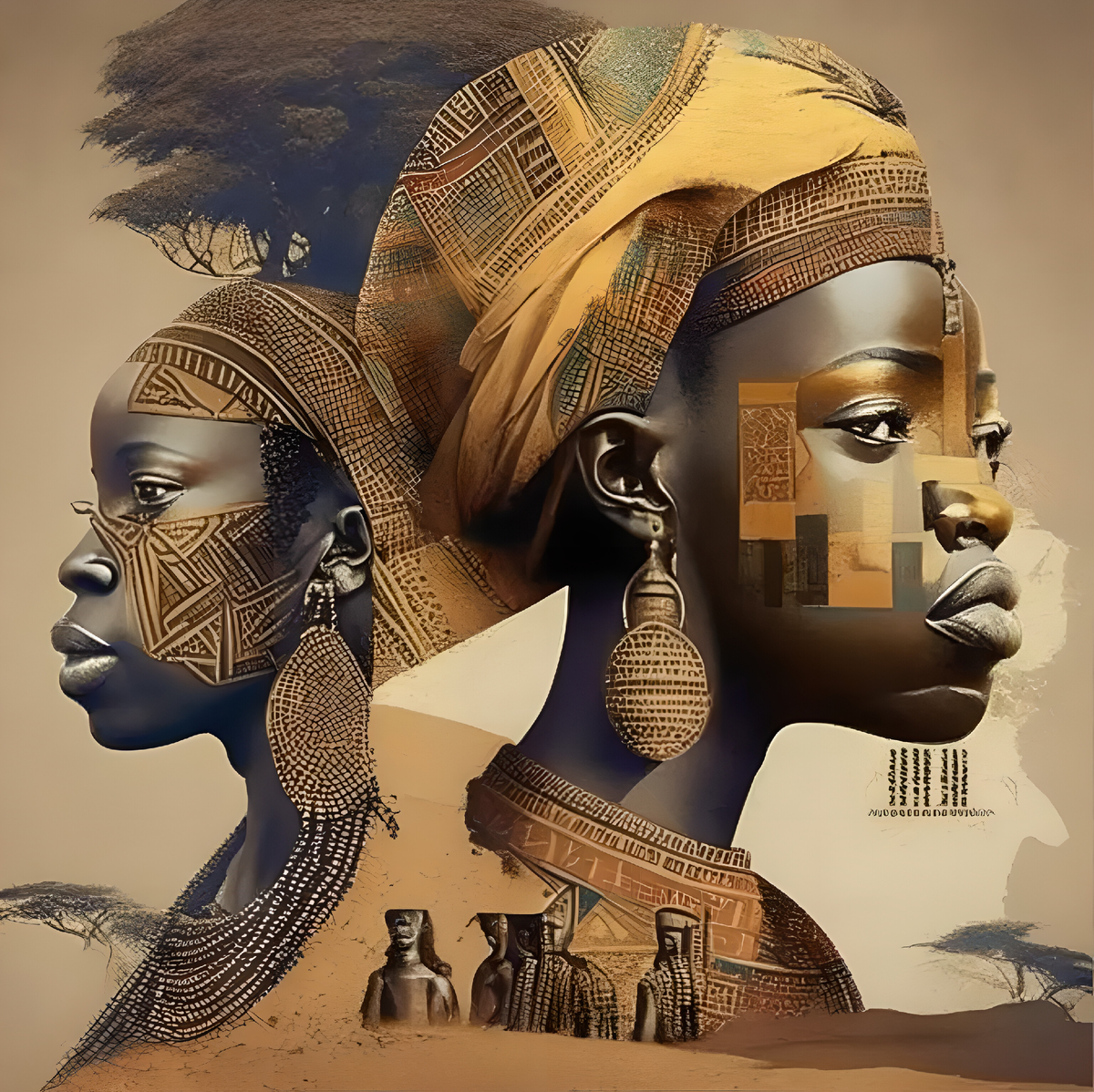 Африканский стиль в интерьере: описание и фото-примеры