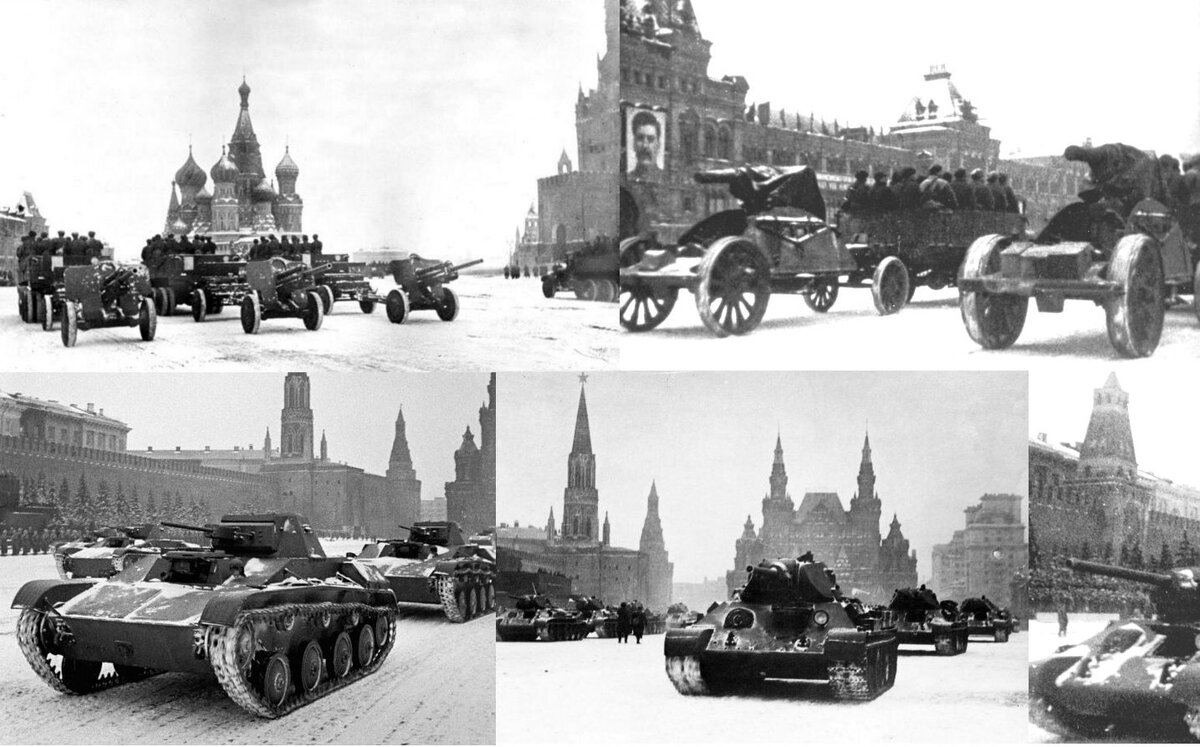 парад 7 ноября 1941 года в москве на красной площади