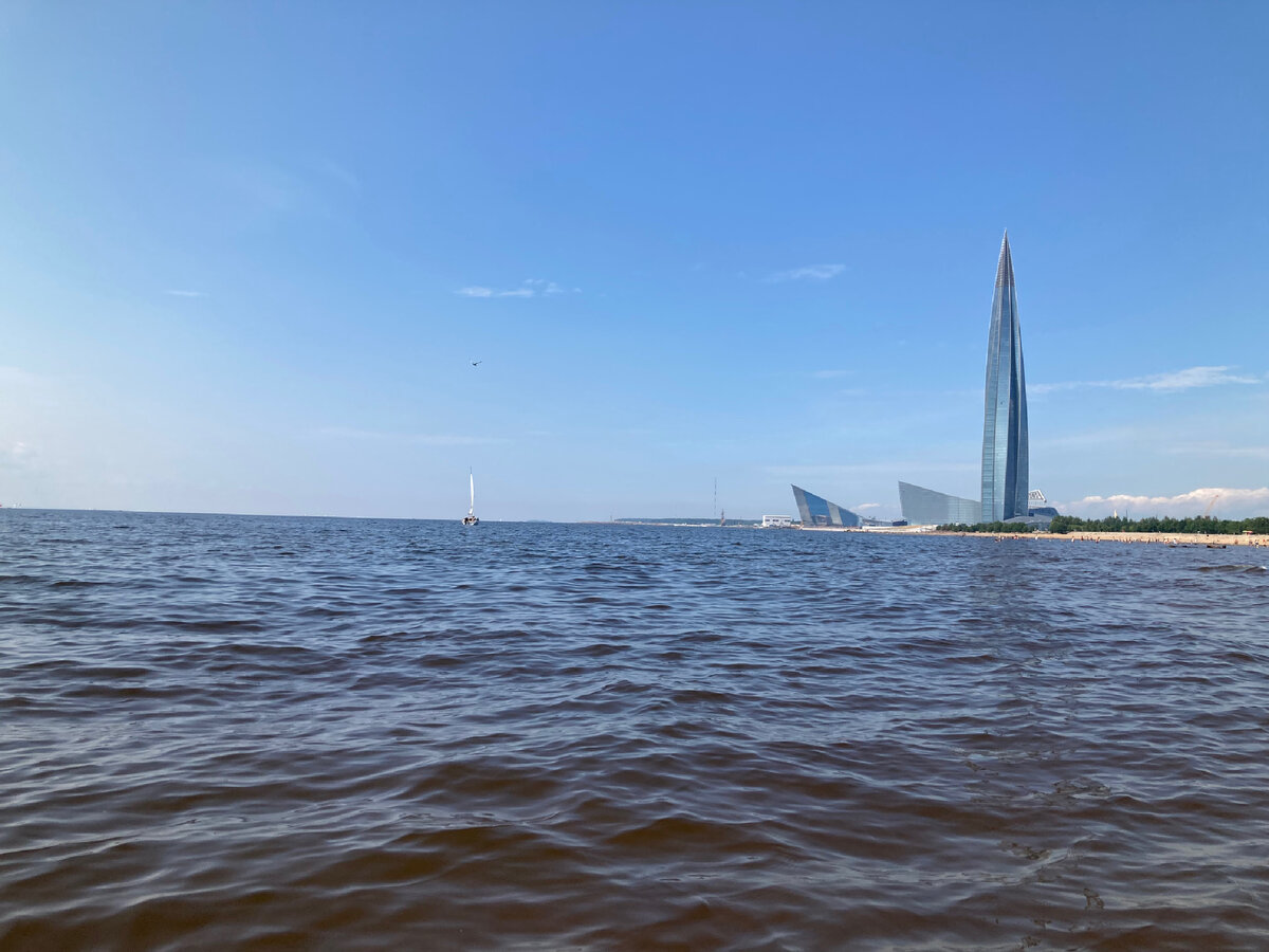 Финский залив. Лахта центр. 