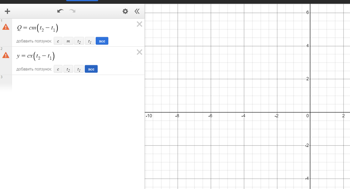 записываем y(Q) и x(c)