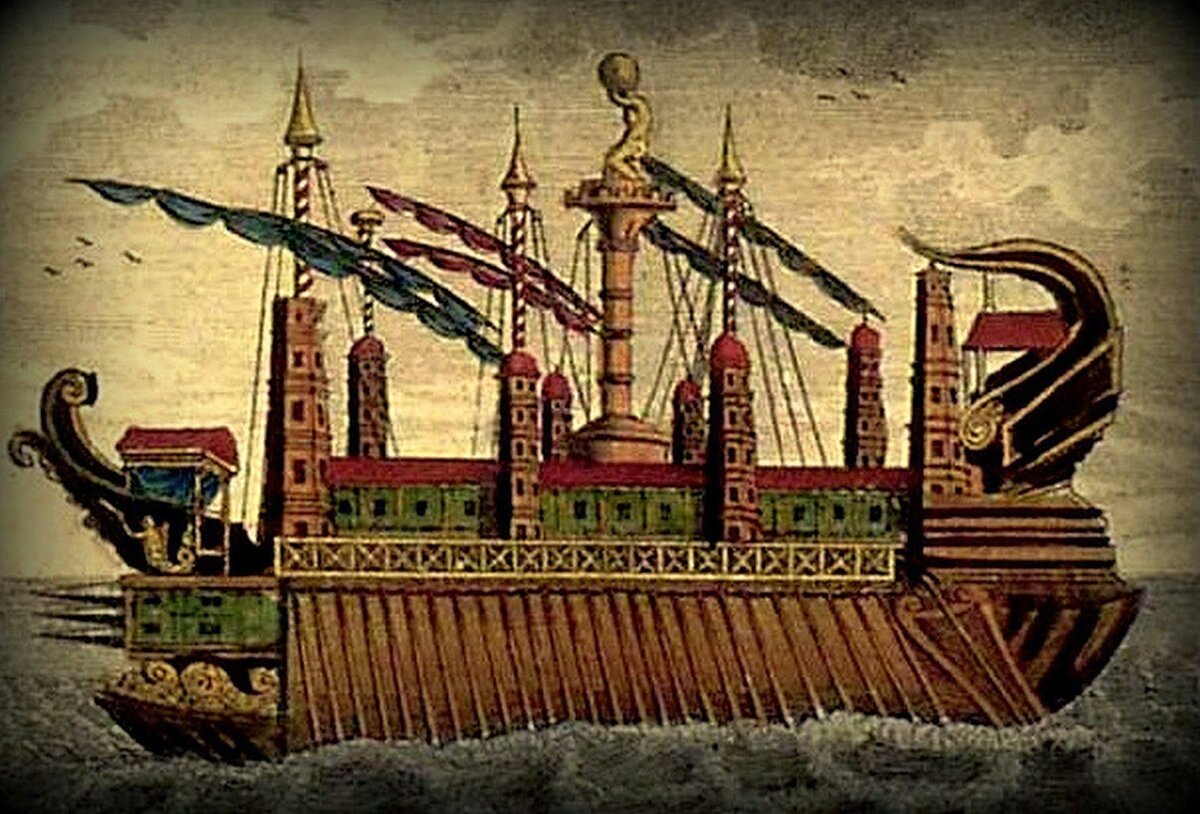 Сиракузия, средневековый рисунок