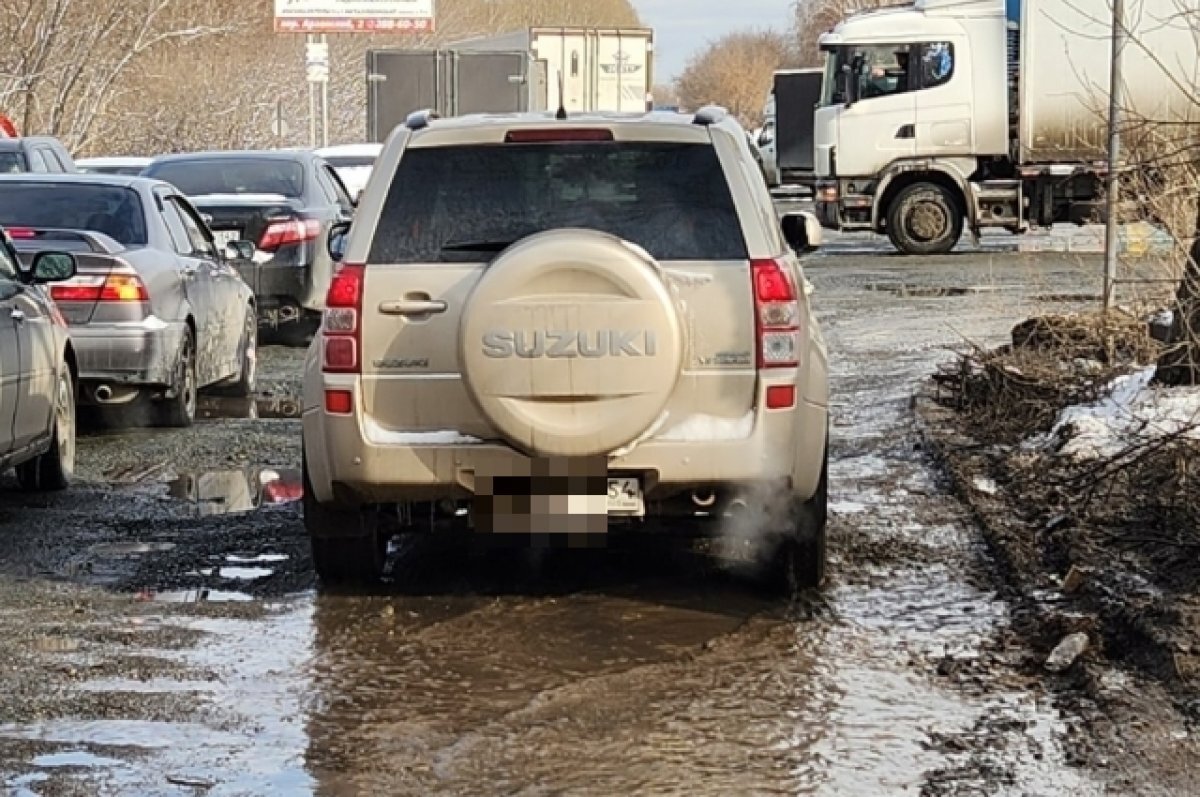    В Новосибирске девушка-водитель зацепила пешехода зеркалом на обочине