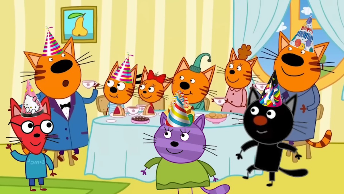 три кота гостиная. 10 серию 3 кота. 10 серию 3 кота. три кота мультсериал с 2015 г. три кота подряд без остановки.