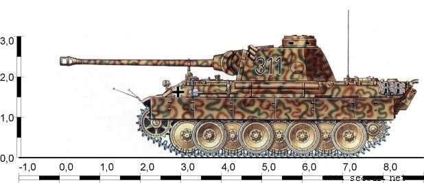 Пантера танк схема