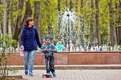    Фонтан в парке культуры имени Талалихина в Подольске ©группа «Парк культуры и отдыха имени Талалихина|Подольск» в социальной сети «ВКонтакте»