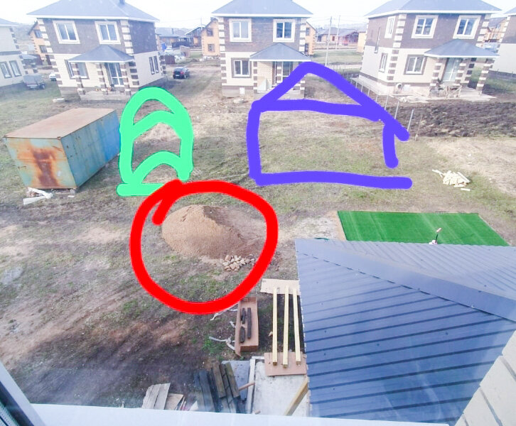 Одна из вариаций того, что будет на участке