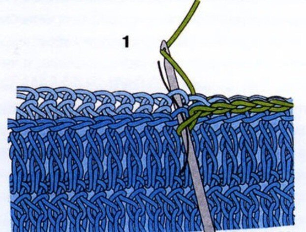 Соединительный шов крючком. Соединение вязаных деталей крючком. Декоративное сшивание вязаных деталей. Соединение деталей крючком.