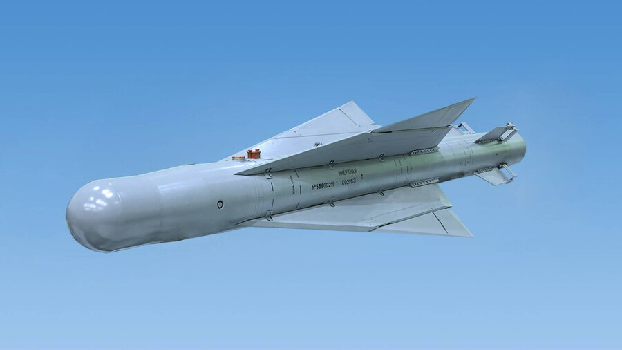 Управляемая планирующая авиабомба УПАБ 1500Б-Э. Источник изображения: Рособоронэкспорт