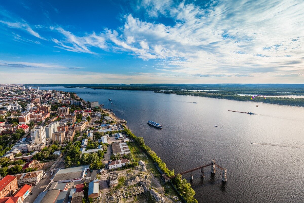 Самара вид на волгу фото