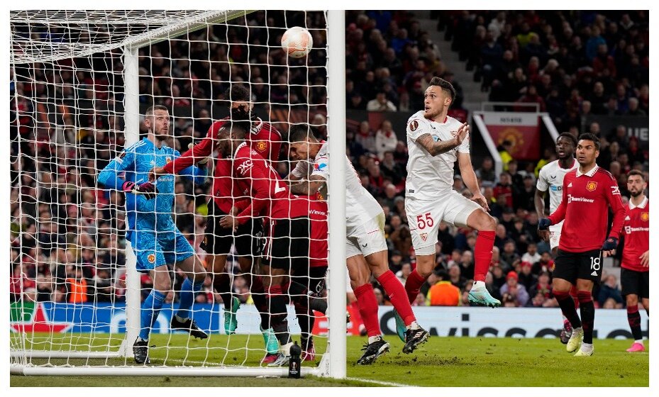    «Севилья» проведет ответный матч с «МанЮнайтед» в розыгрыше ЛЕ. Фото: Global Look Press