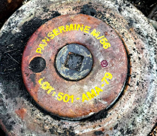 Противотанковая бескорпусная мина Pansermine M/56, очень коварная (фото из открытых источников)