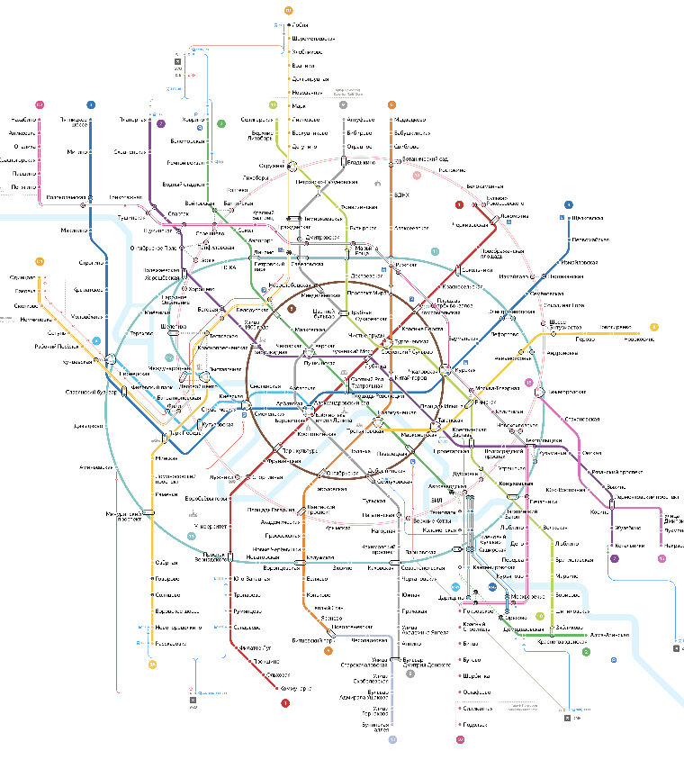 Карта метро 2024 года