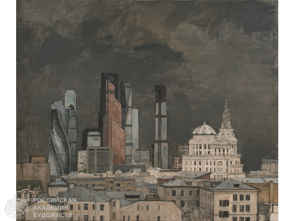 А.Н. Суховецкий. Гроза. 2018. Холст, масло.