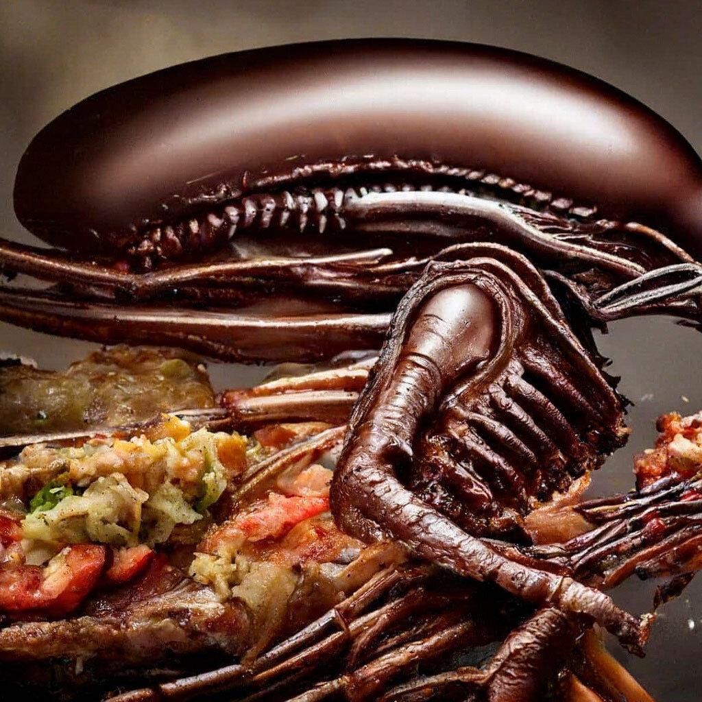 Ксеноморф, приготовленный не хуже лангуста, в традициях кубинских реторанов