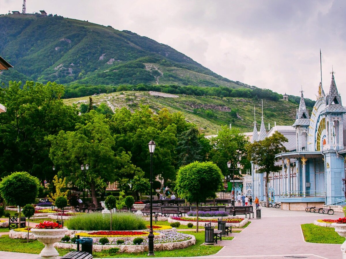 Пятигорск цветник гора Машук