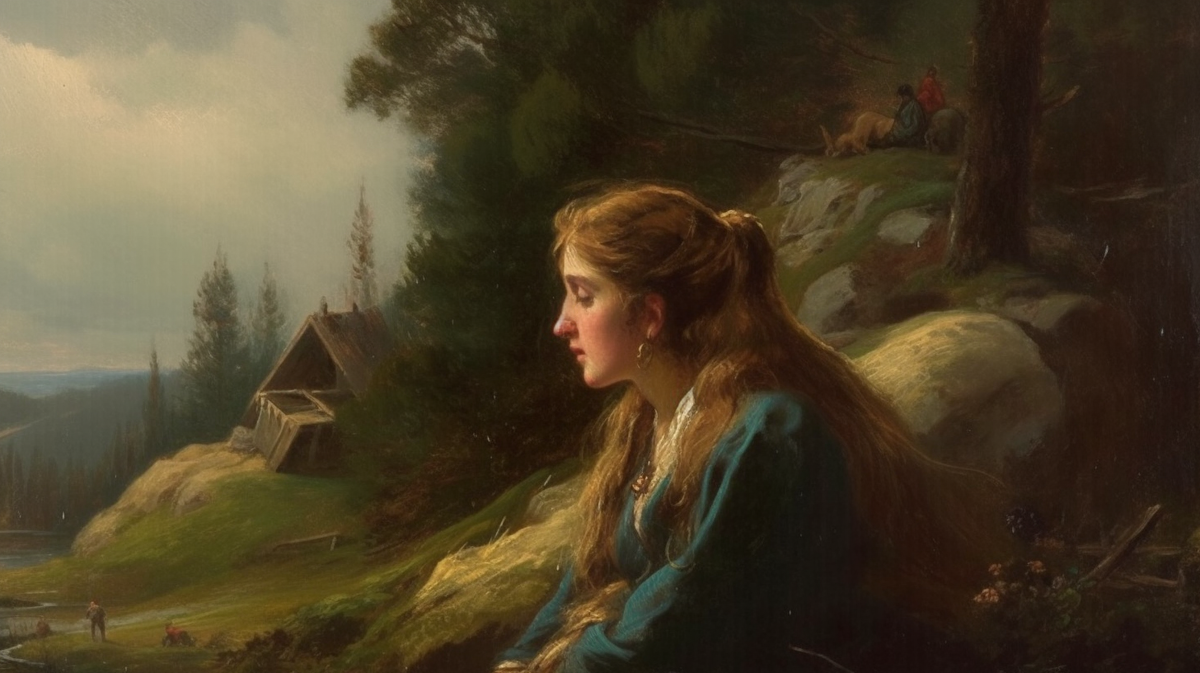 фрагмент полотна И. Крамского 