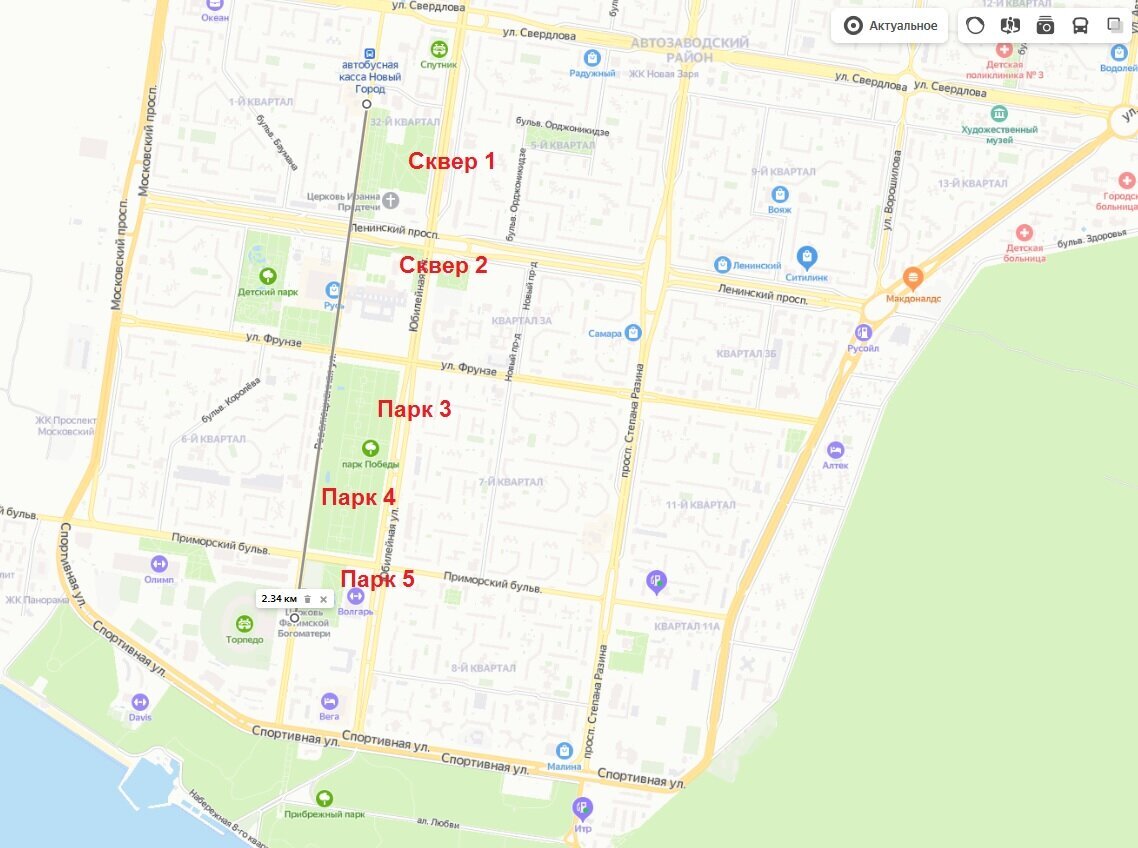 карта тольятти как доехать